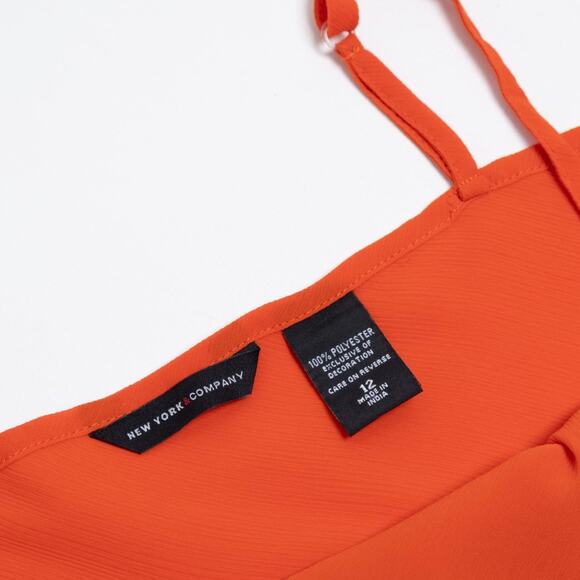 Y2K Embroidered Chiffon Cami Top - Picture 5 of 5